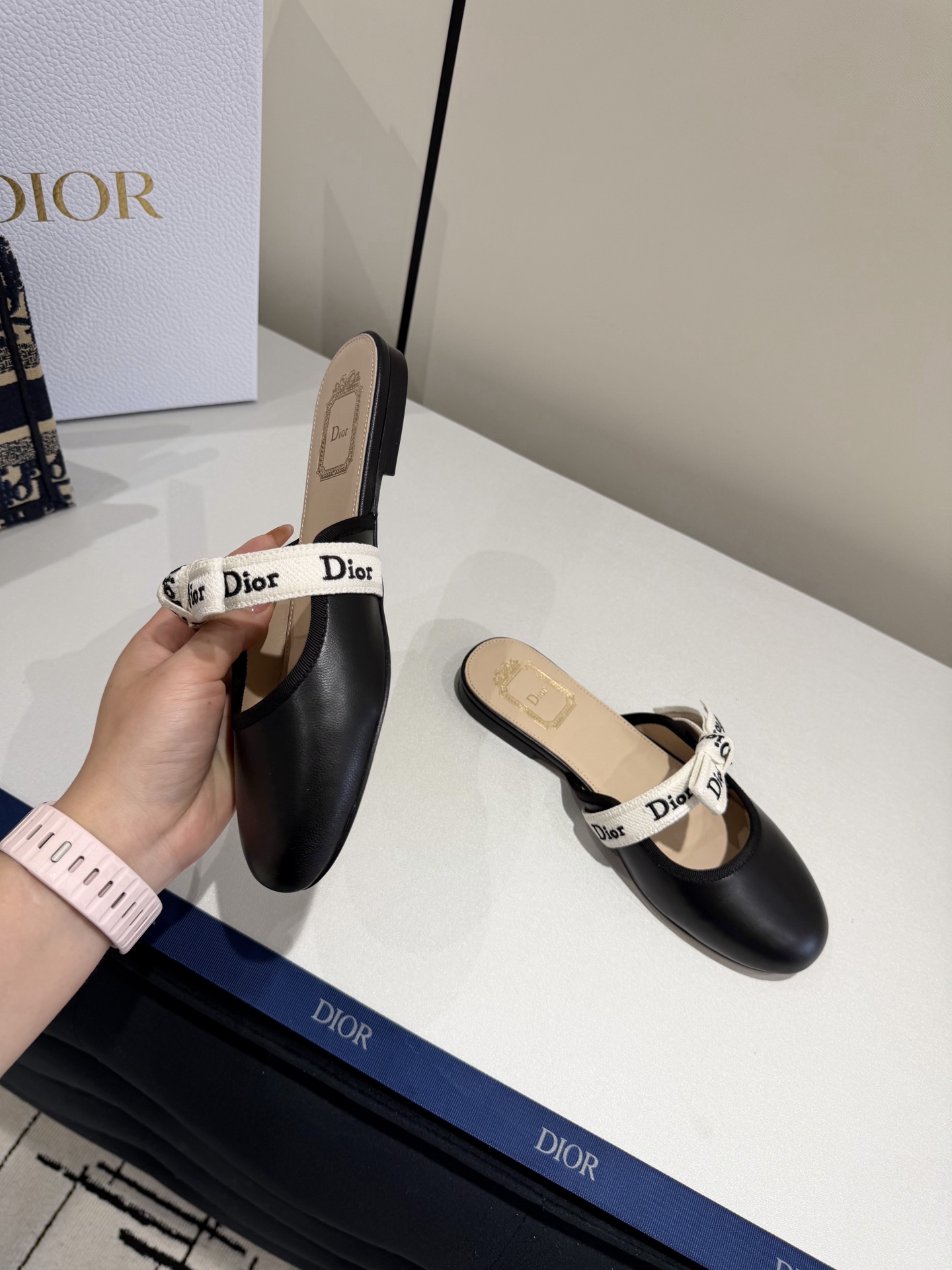 Finest Christian Dior J'Adior Replica Mule - Image 4