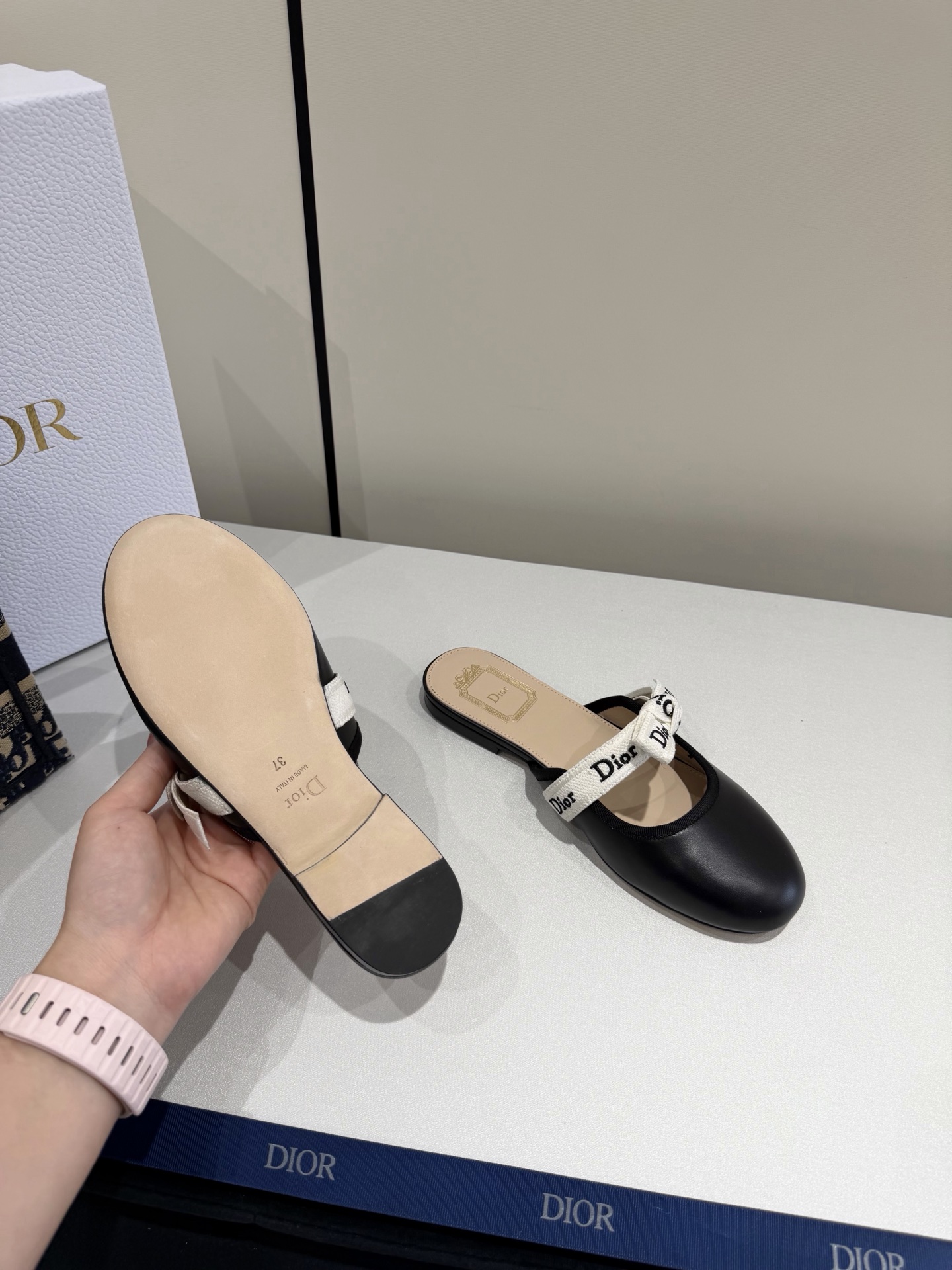 Finest Christian Dior J'Adior Replica Mule - Image 9