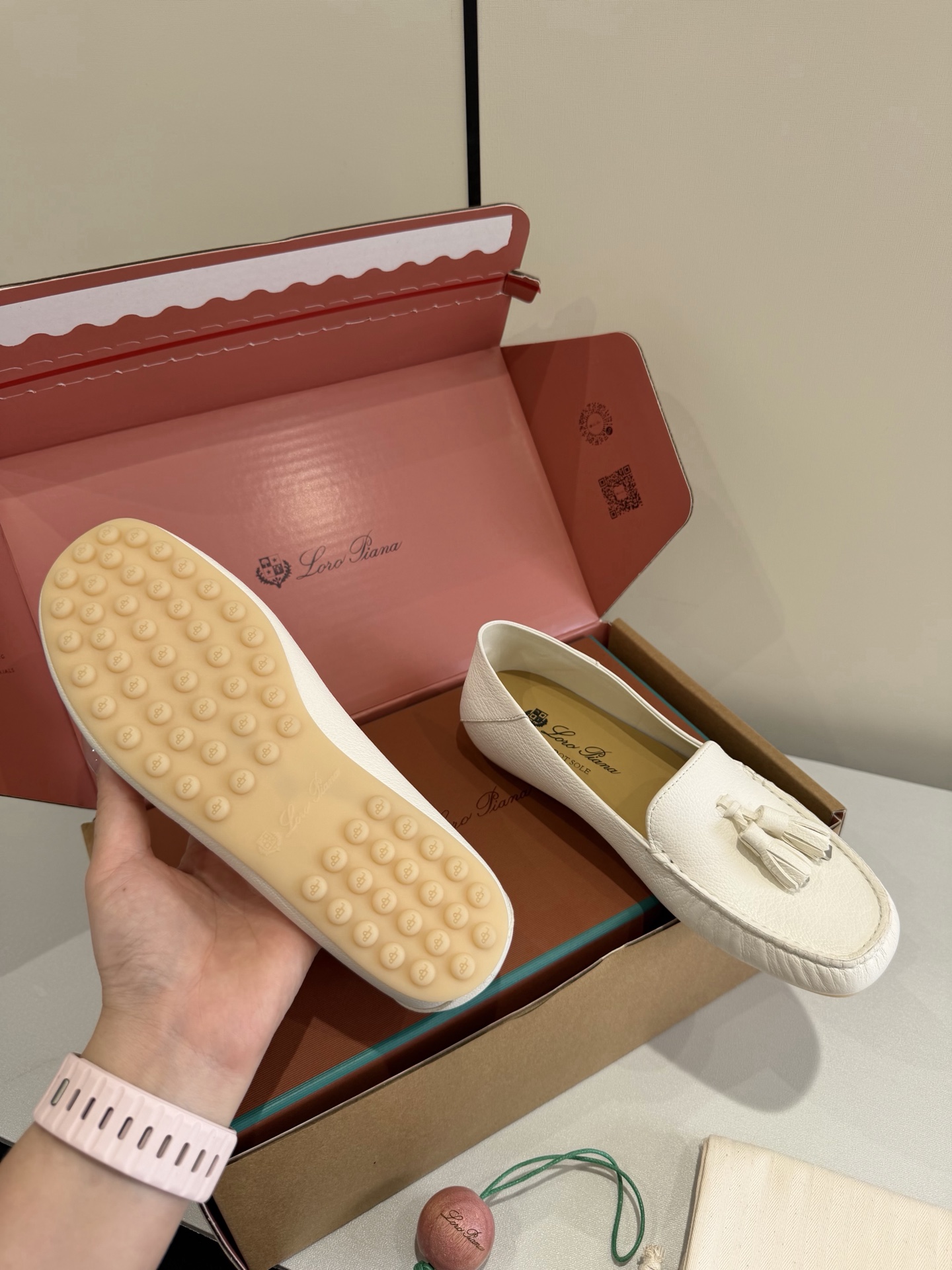 Lux Loro Piana Dot Sole Walk Replica Loafer - Image 9