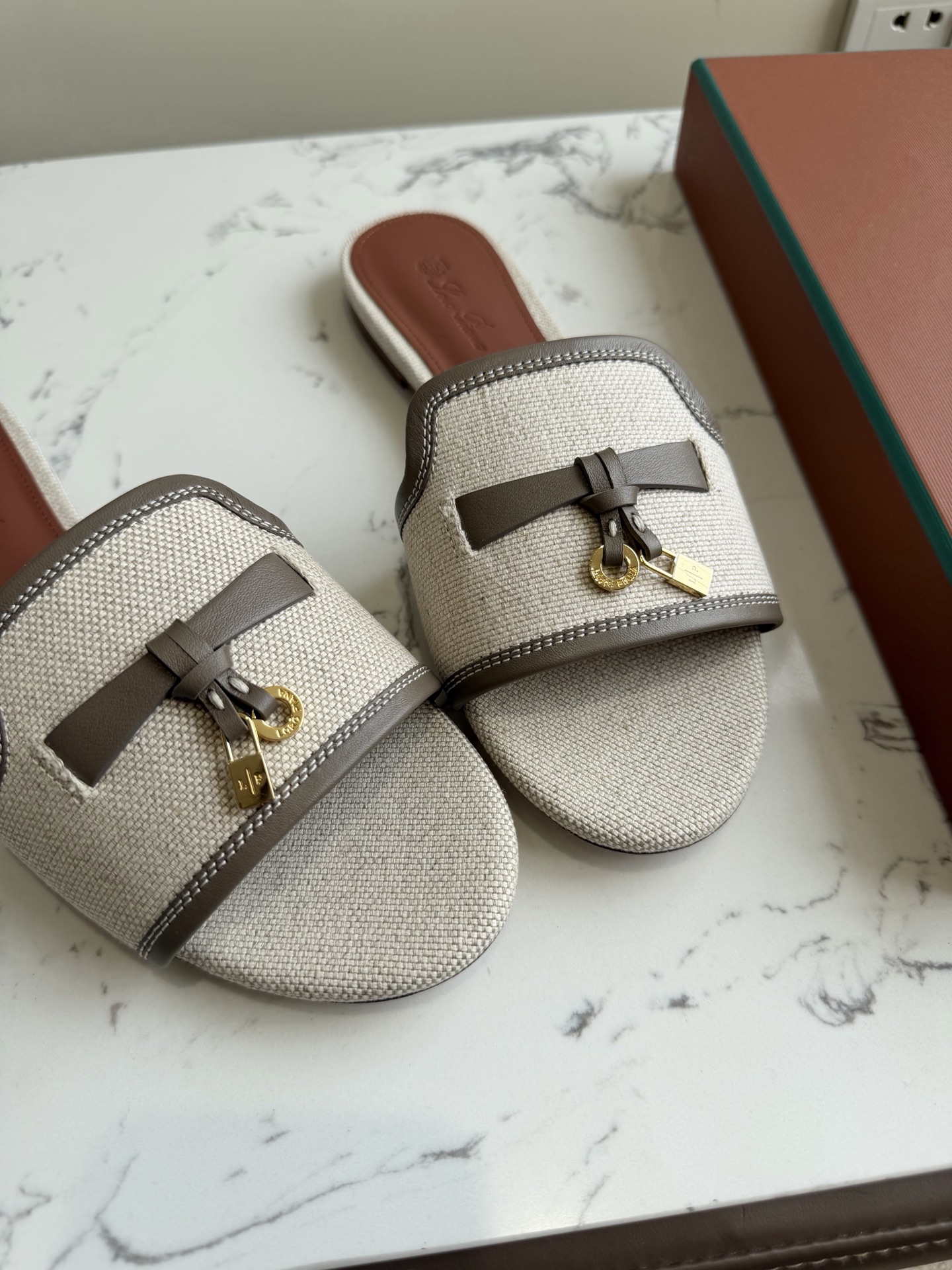 Deluxe Loro Piana Summer Charms Replica Sandal - Image 7