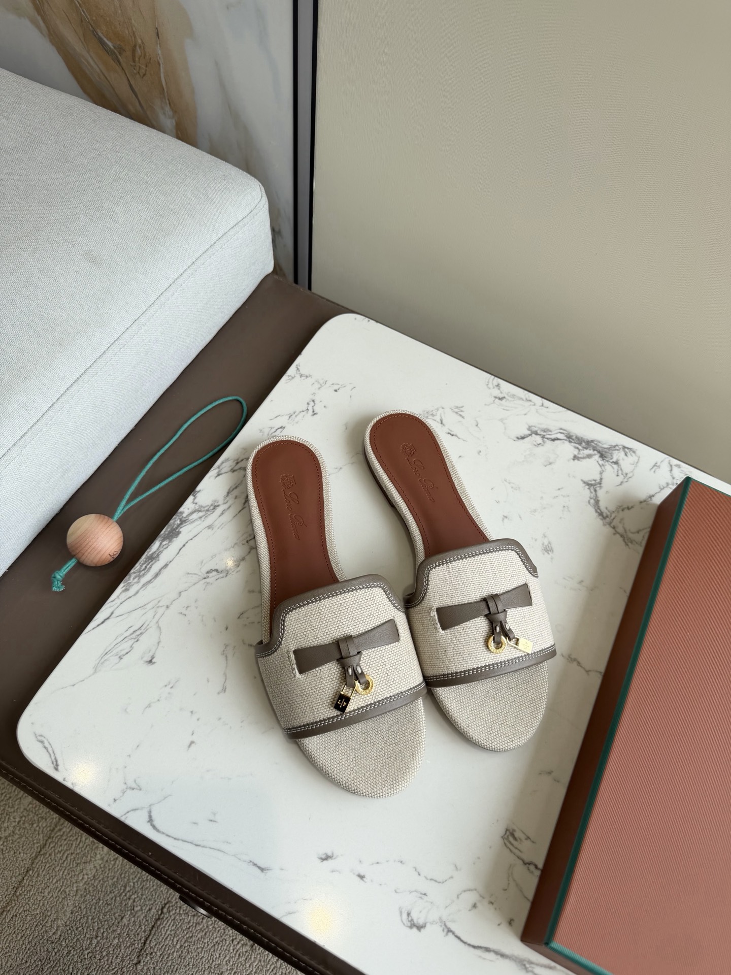 Deluxe Loro Piana Summer Charms Replica Sandal - Image 3