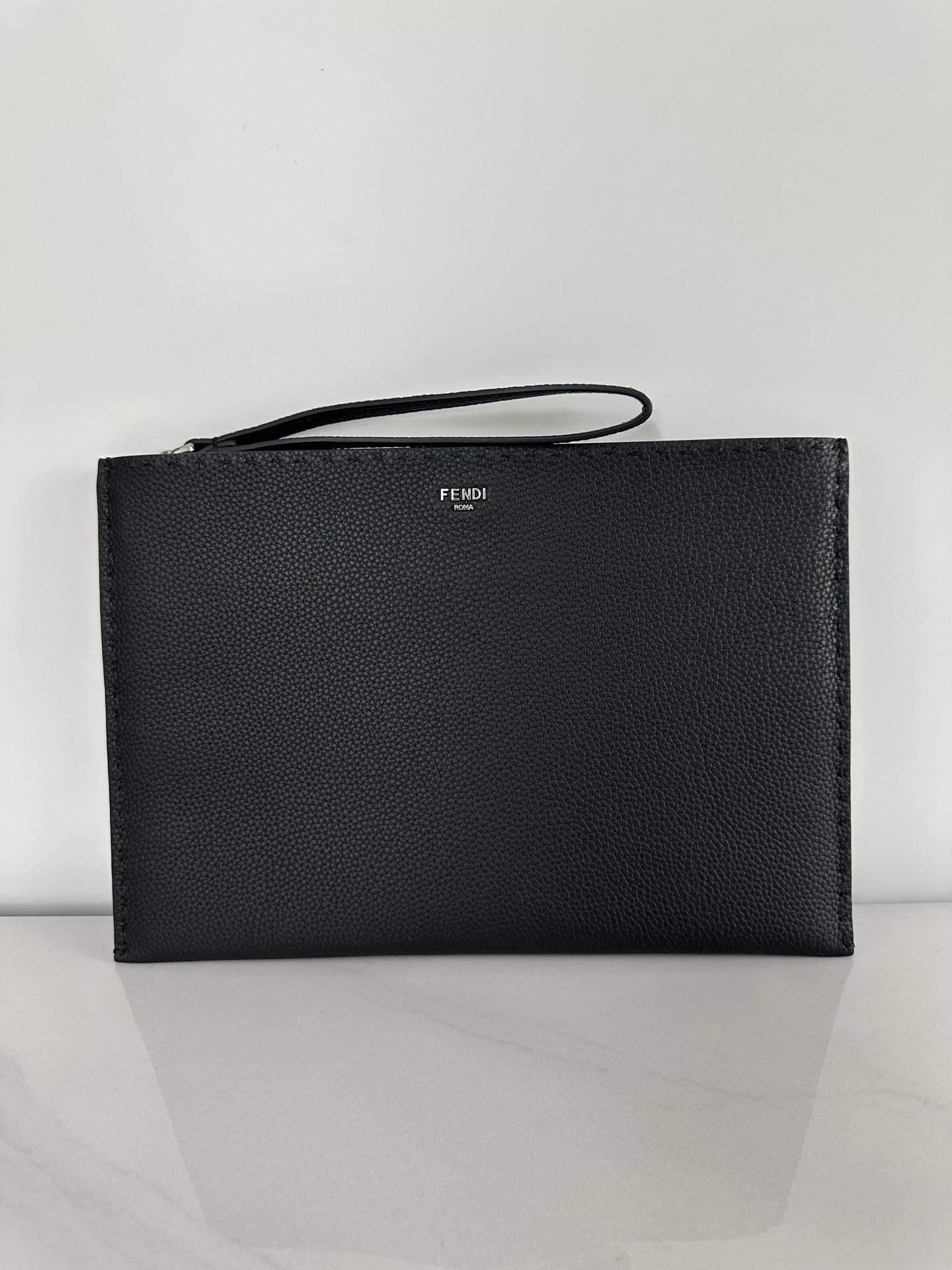 Copy Fendi Selleria Flat Replica Pouch Medium