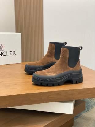 Supreme Moncler Larue Leather Chelsea Replica Boots