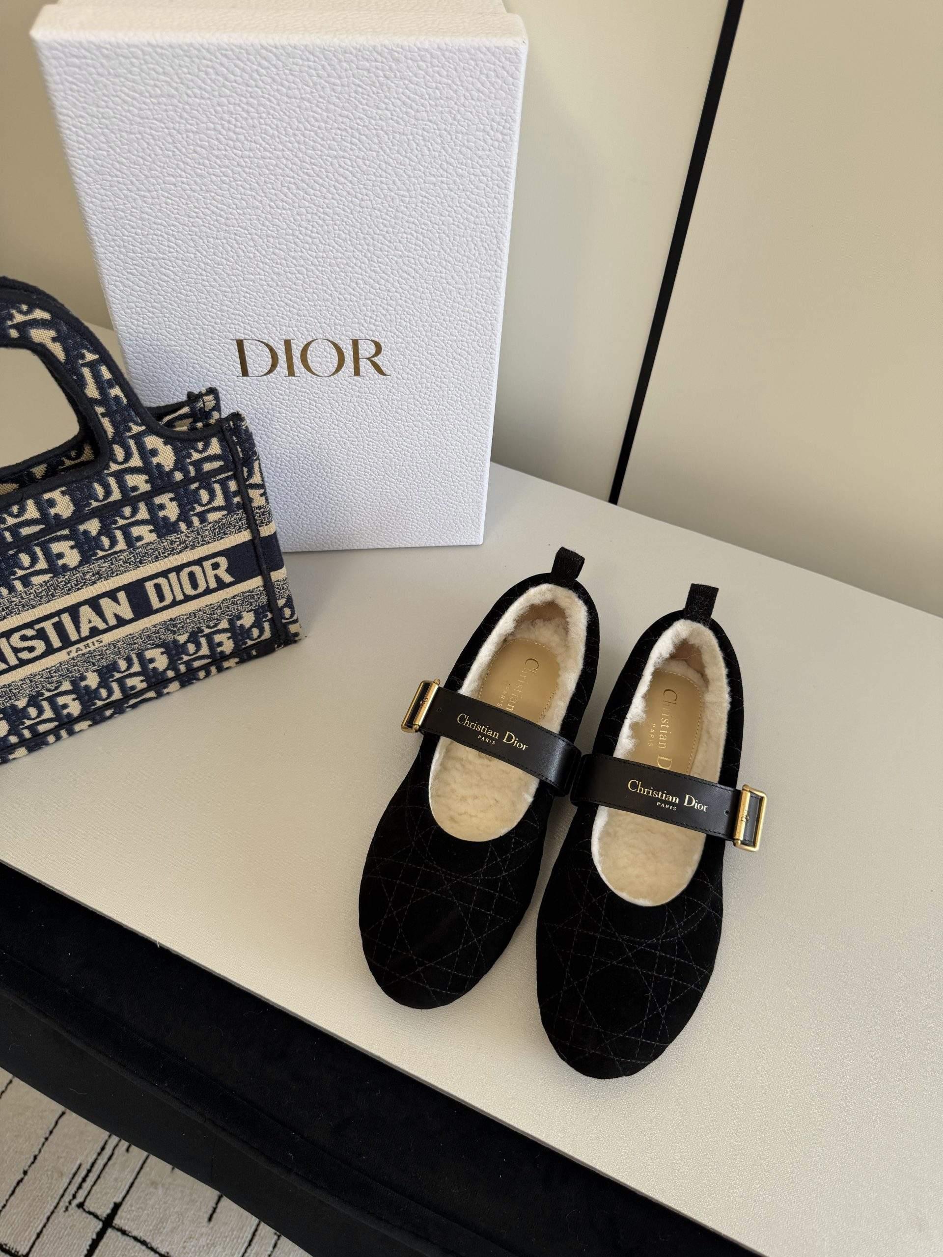 Copy Christian DiorAlps Dior Frost Replica Ballet Flat