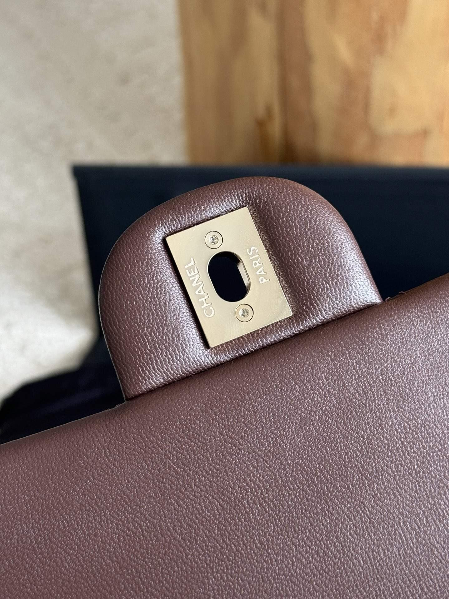 Lux Replica Mini Flap Bag With Top Handle - Image 8