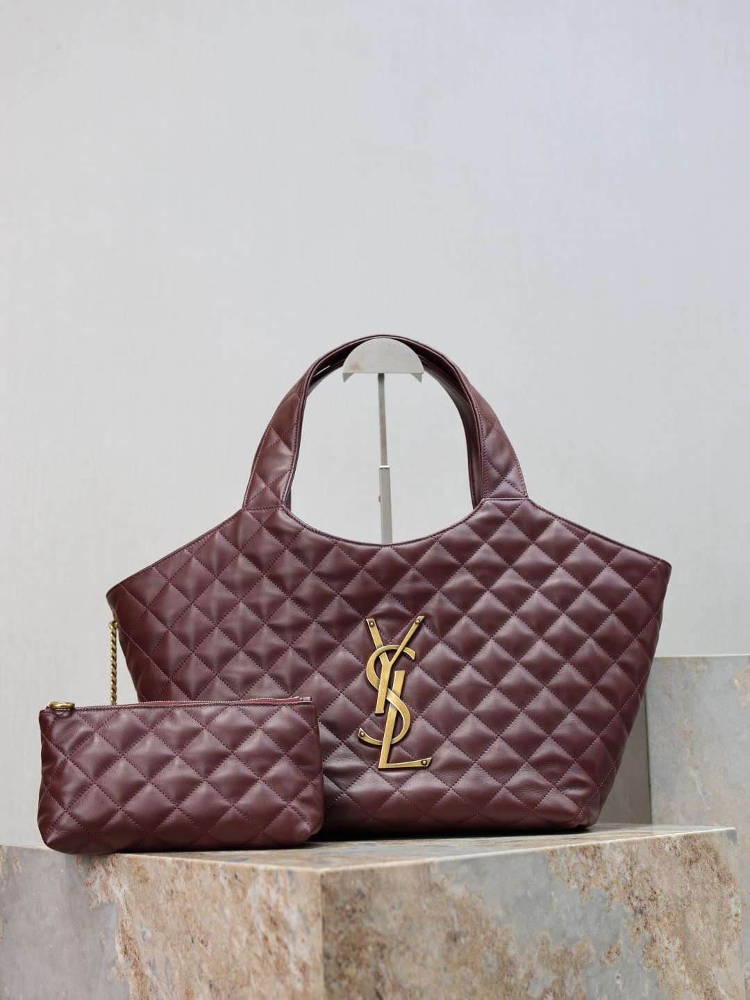 Premium YSL Icare Medium In Quilted Nappa Replica Bag