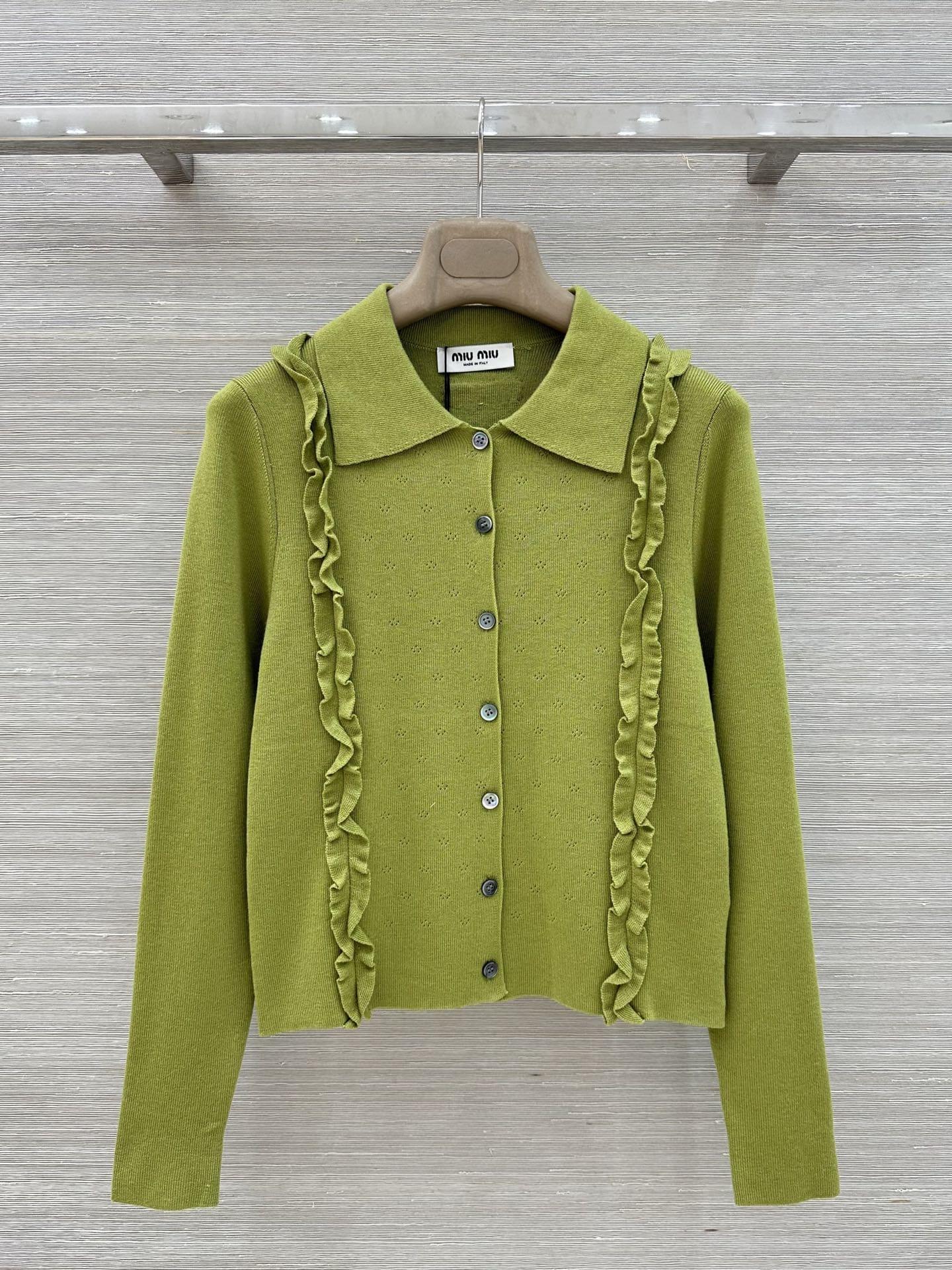 Elite Miu Miu Cashmere and Silk Replica Cardigan