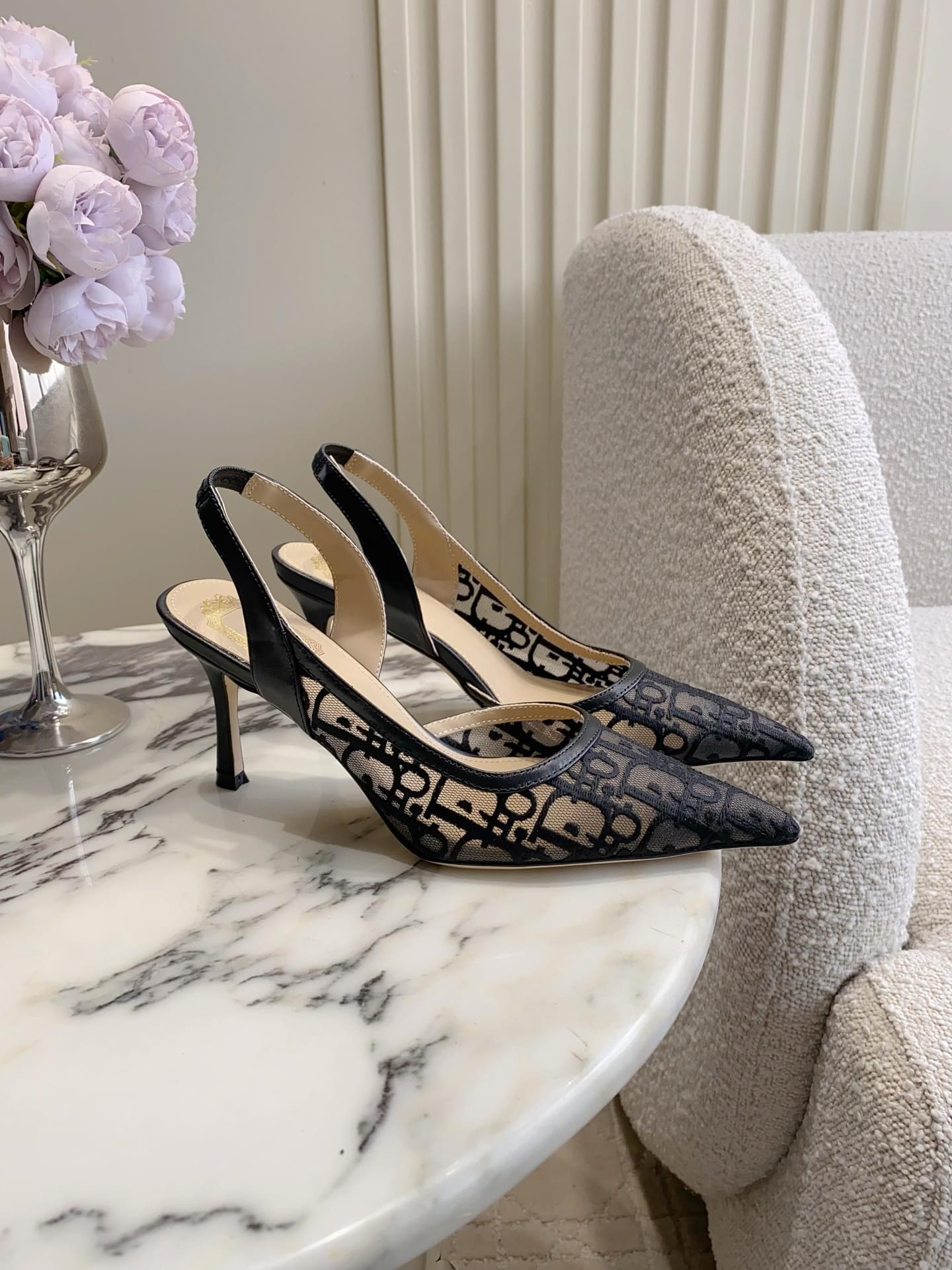 Lux Christian Dior Adiorable Replica Slingback Pump