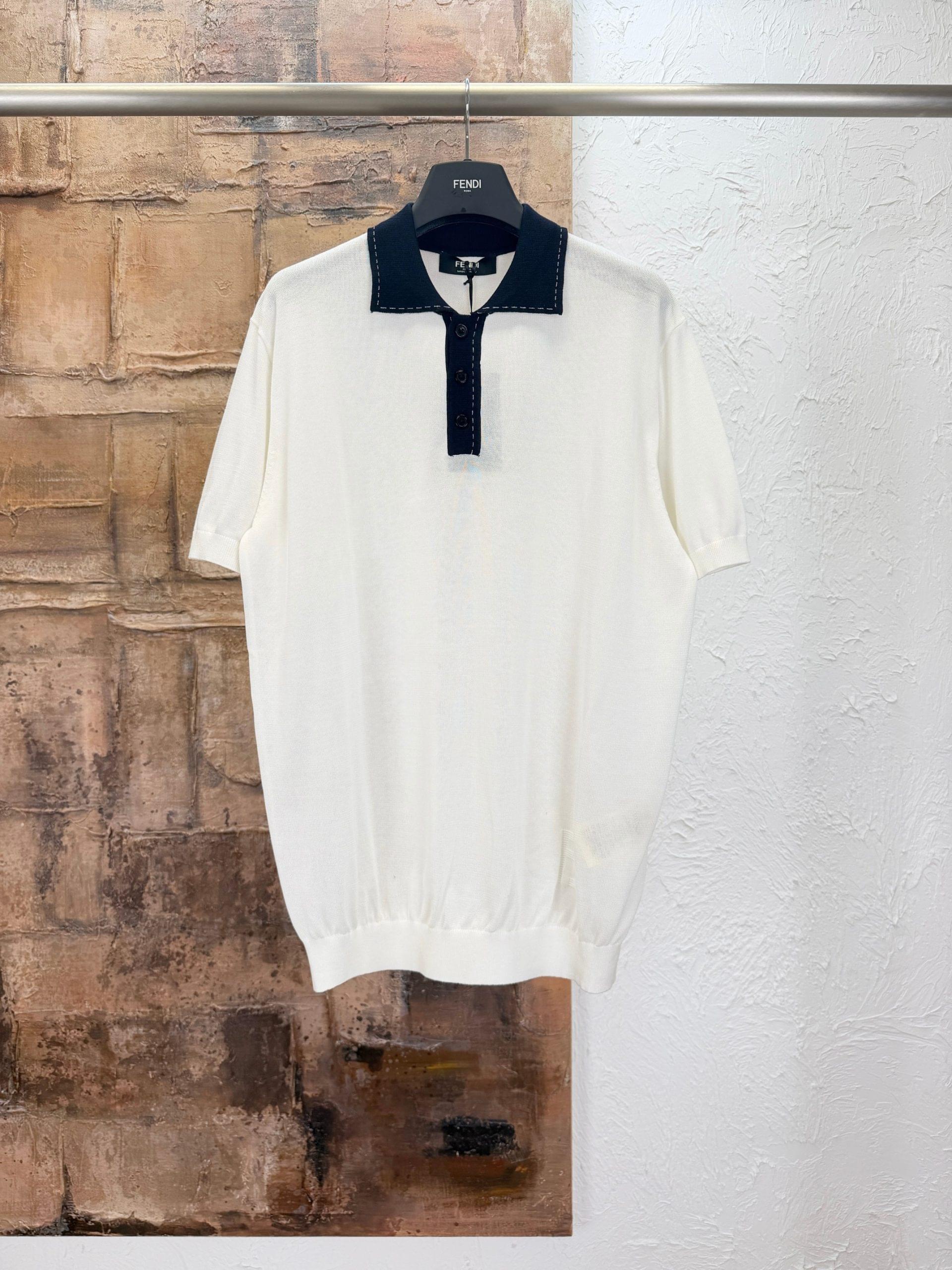 Supreme Fendi Viscose Replica Polo Shirt